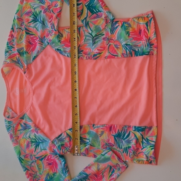 Wonder Nation extra large 14 16 long sleeve floral swim rashguard - Picture 8 of 8